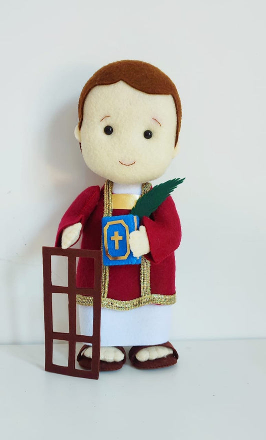 St.Lawrence doll, saint doll