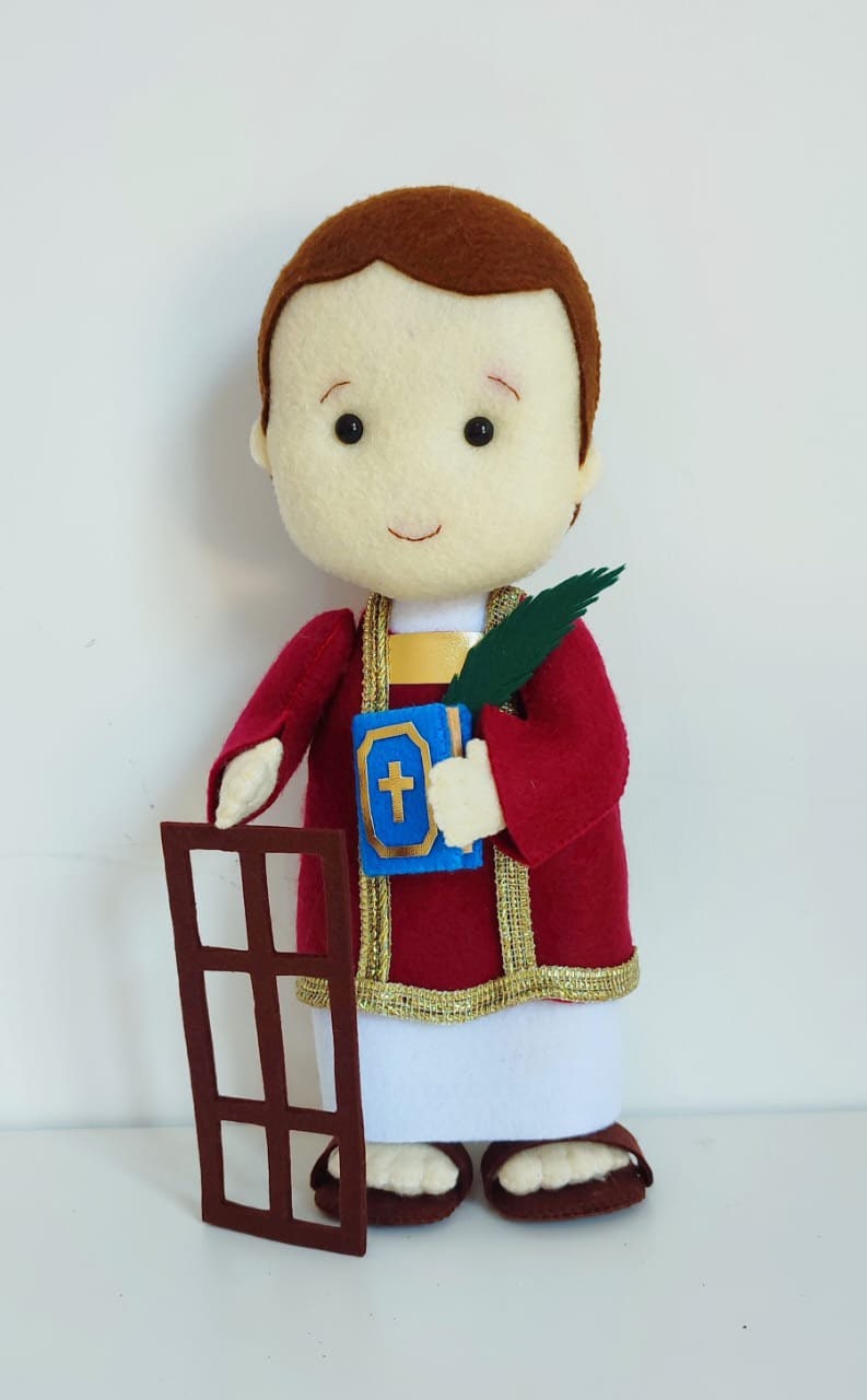 St.Lawrence doll, saint doll