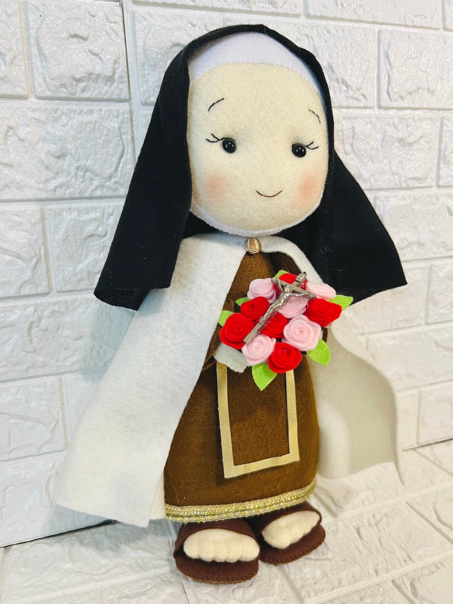 St. Theresa doll, St.Theresa ornament, Saint doll, Saint Therese of Lisieux doll, saint therese of lisieux little flower