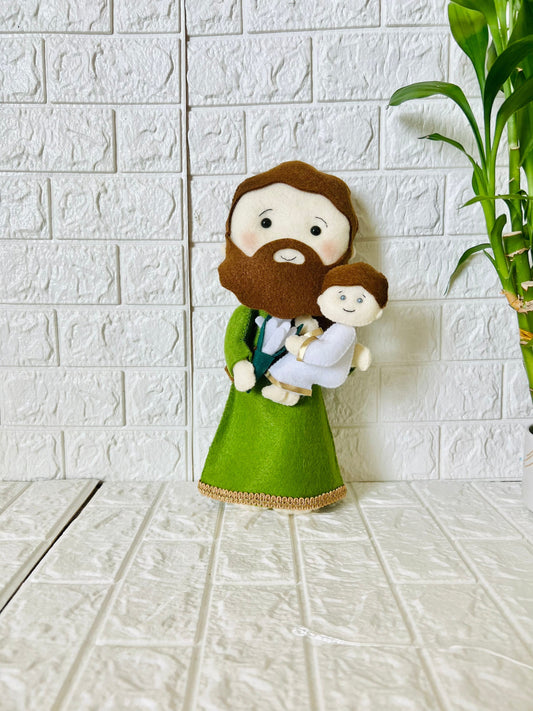 Saint Joseph doll, saint dolls, saint Joseph ornament , patron saint , first communion gifts, Catholic gifts idea, Saint  Joseph