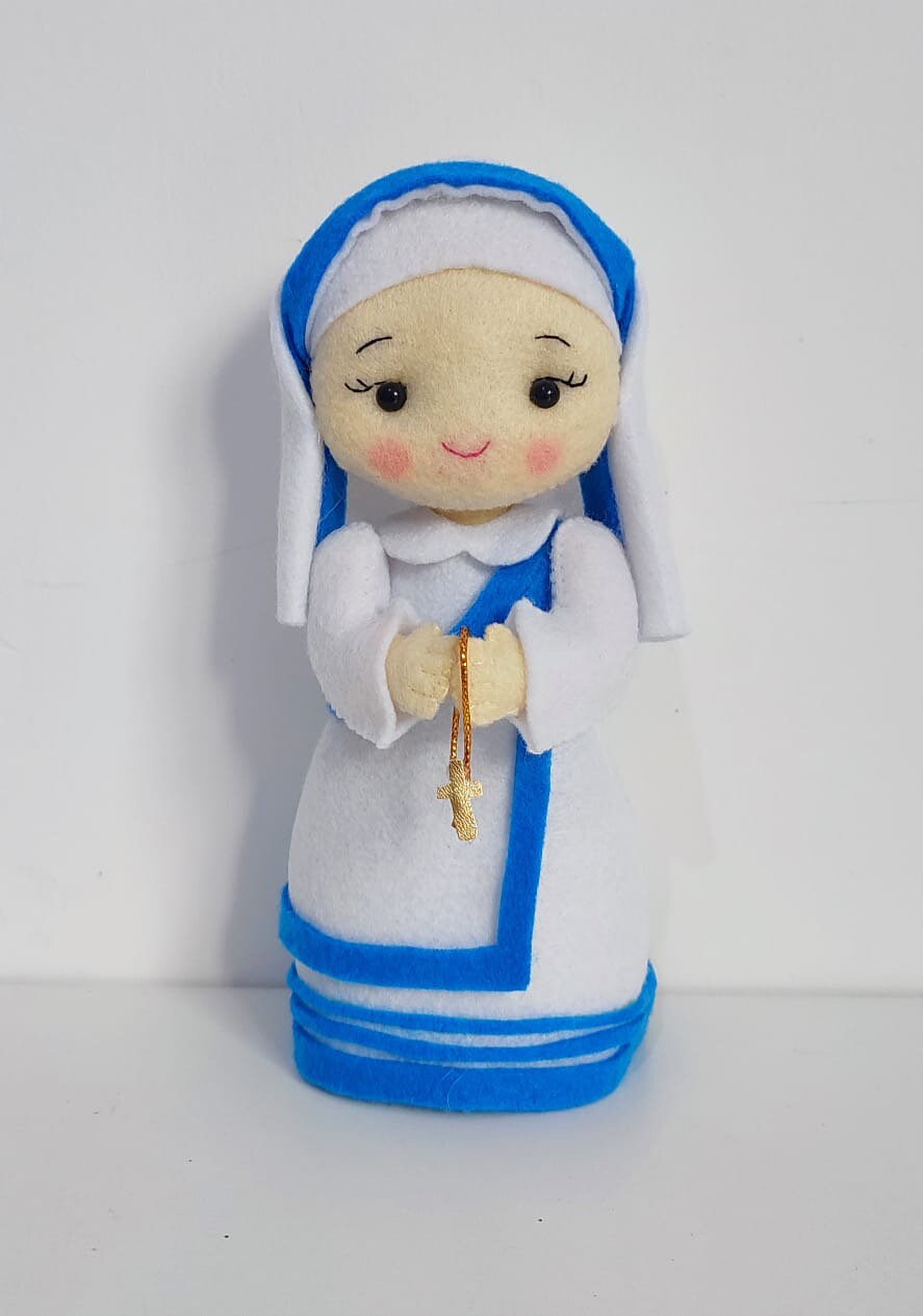 Saint Theresa of Calcutta St Theresa , saint doll, saint ornaments, baptism gift, first communion gift, customized saint doll, Saint Theresa