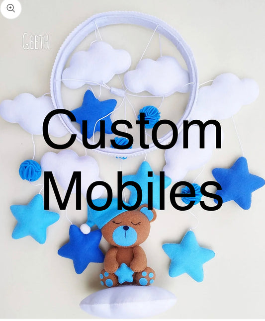 Custom cot mobiles/custom crib mobiles