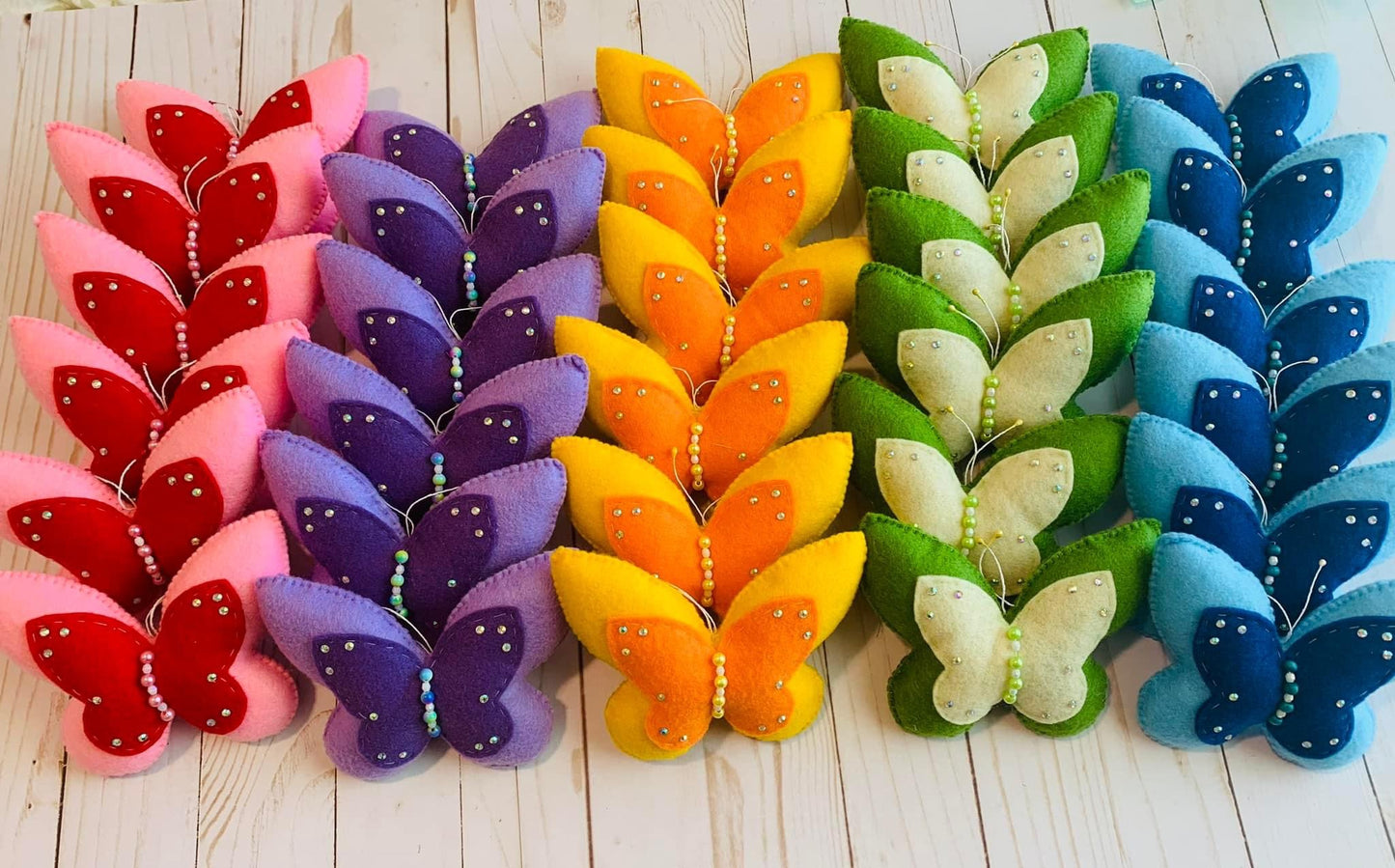 Butterfly curtain Tiebacks