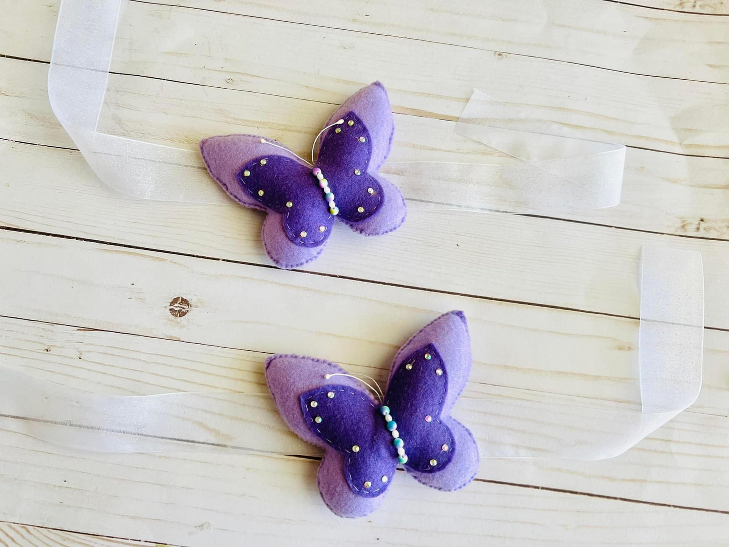 Butterfly curtain Tiebacks