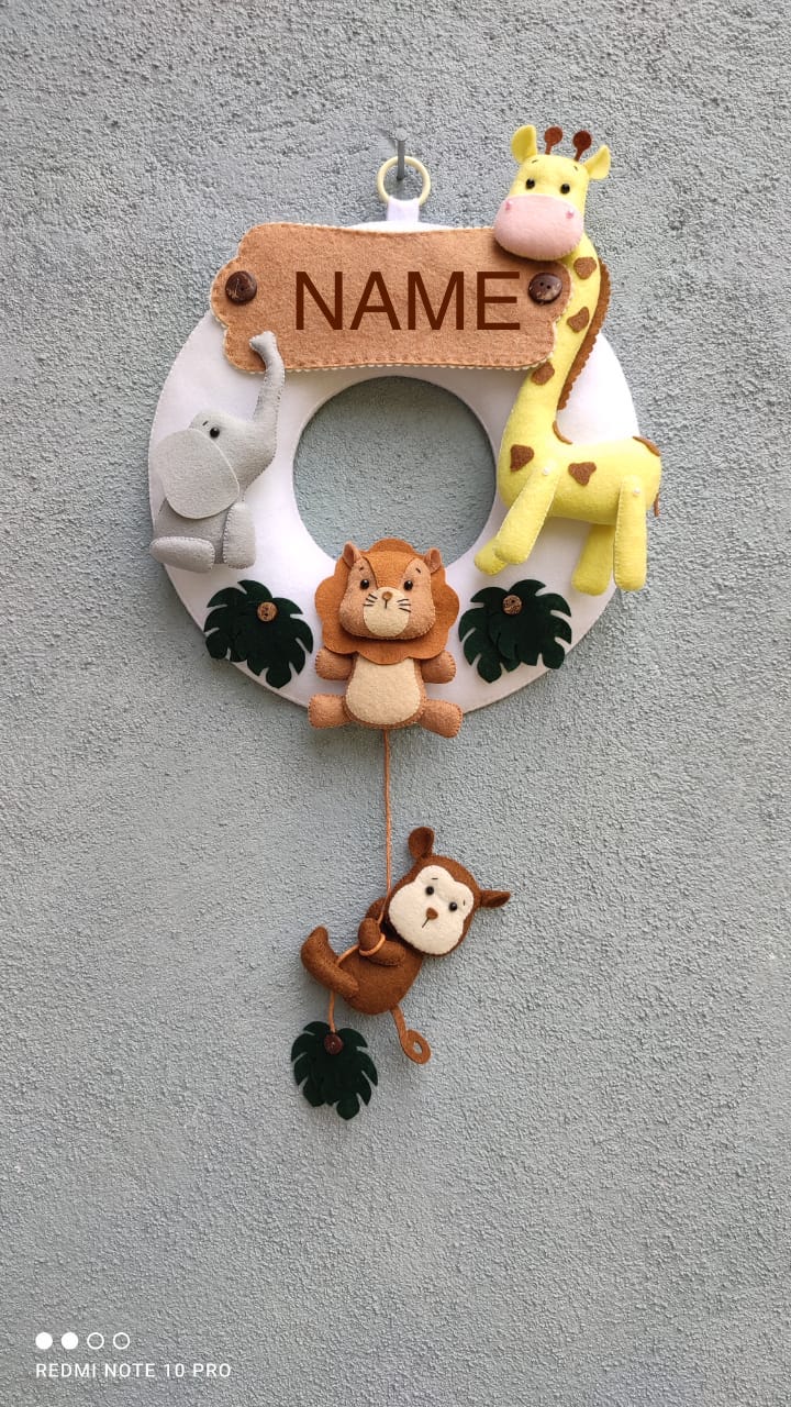 Customized/ Personalized Name Wreath