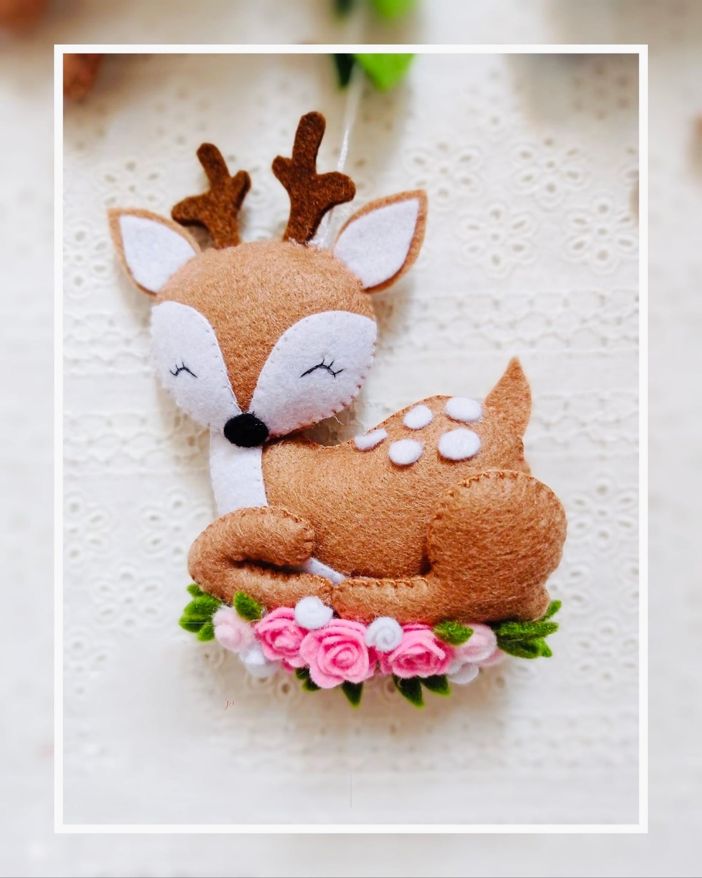 Woodland theme crib mobile / woodland nursery mobile / Felt Jungle nursery mobile / baby animal mobile / deer birds theme  / nursery mobile