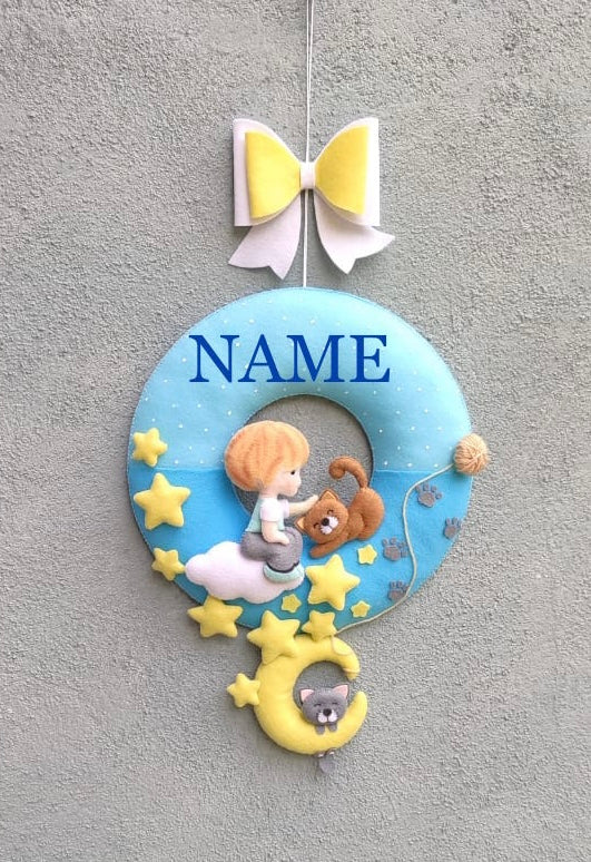 Customized/ Personalized Name Wreath