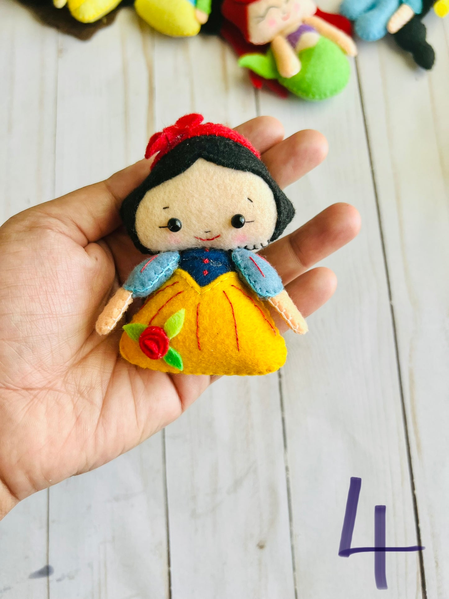 Princess ornaments / finger puppets