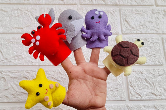 Sea Animals finger puppets