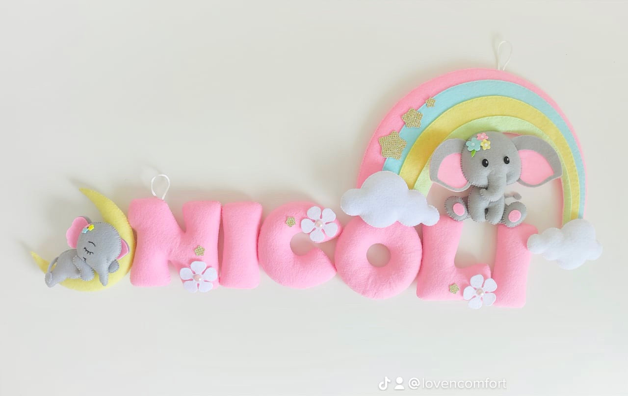 Custom Personalized banner/ name garlands for kids