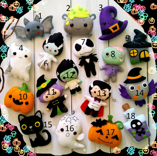 Halloween ornaments